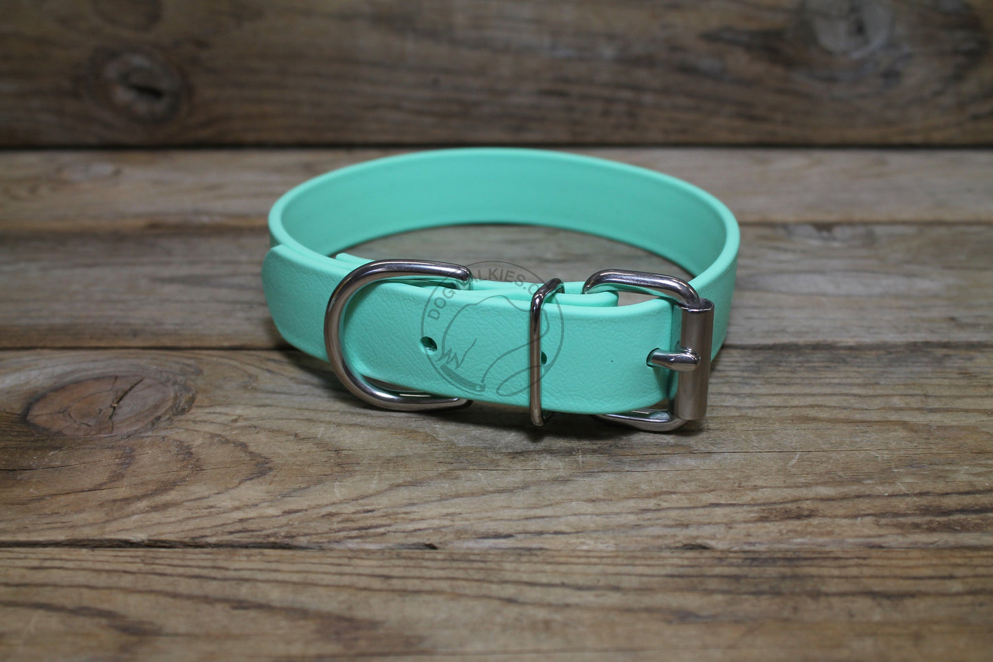 Sea Foam Green Biothane Dog Collar - 1 inch (25mm) wide