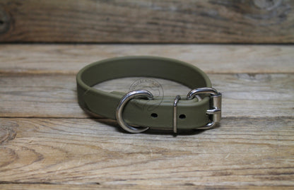 Medium Dog Collar in Genuine Biothane - 20mm (3/4") width - 40 colours