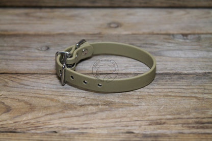 Sahara Tan (limited) Biothane Small Dog Collar - 1/2" (12mm) wide
