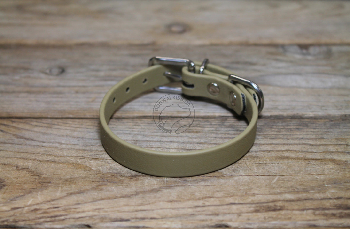 Sahara Tan (limited) Biothane Small Dog Collar - 1/2" (12mm) wide
