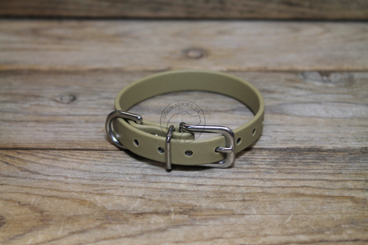 Sahara Tan (limited) Biothane Small Dog Collar - 1/2" (12mm) wide