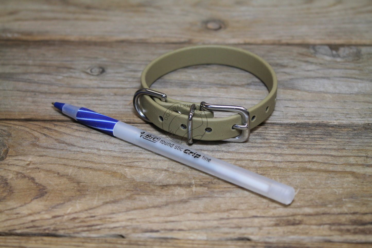 Sahara Tan (limited) Biothane Small Dog Collar - 1/2" (12mm) wide