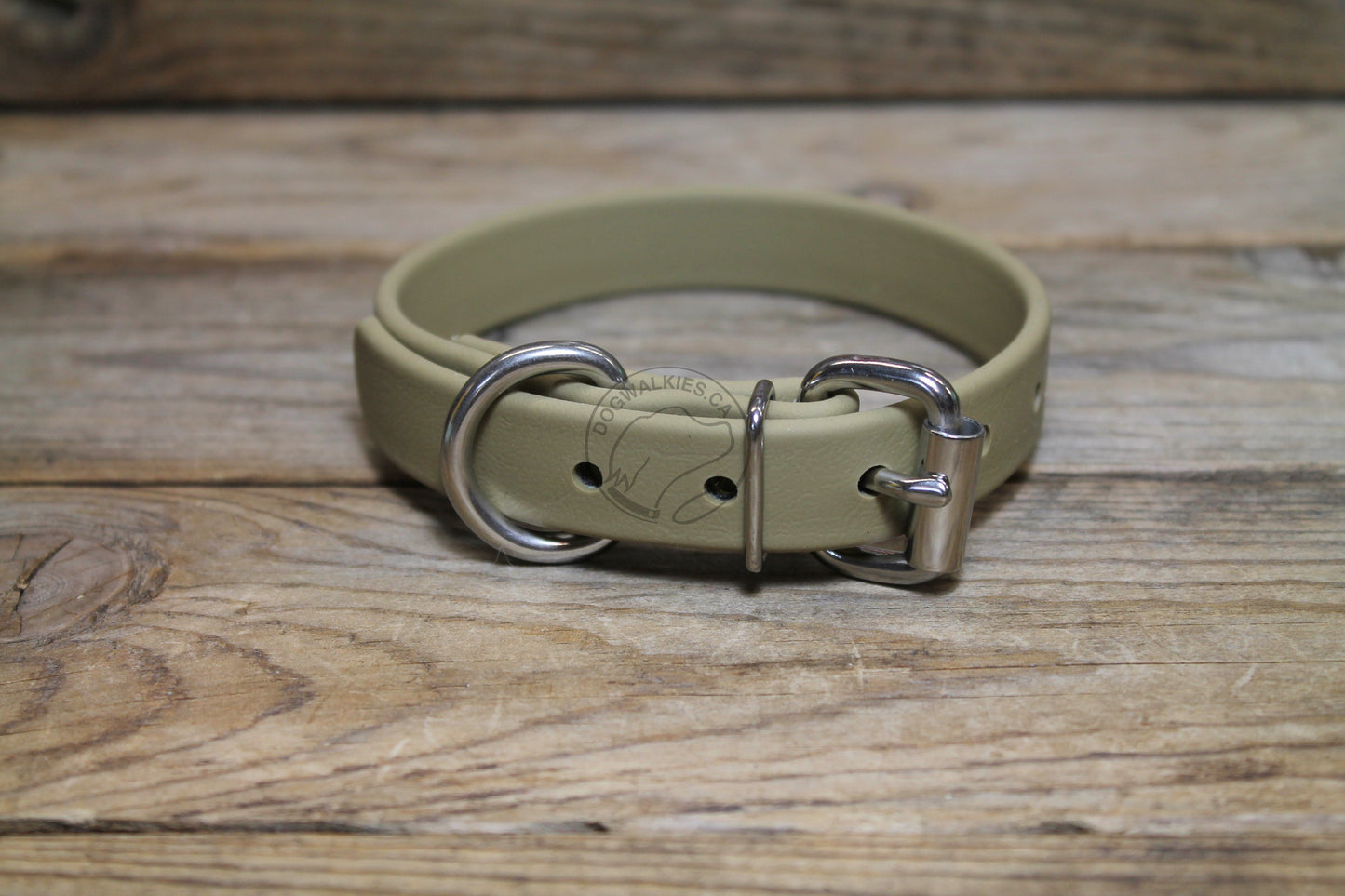 Sahara Tan (limited) Biothane Dog Collar - 3/4" (20mm) wide