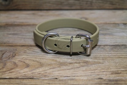 Sahara Tan (limited) Biothane Dog Collar - 3/4" (20mm) wide