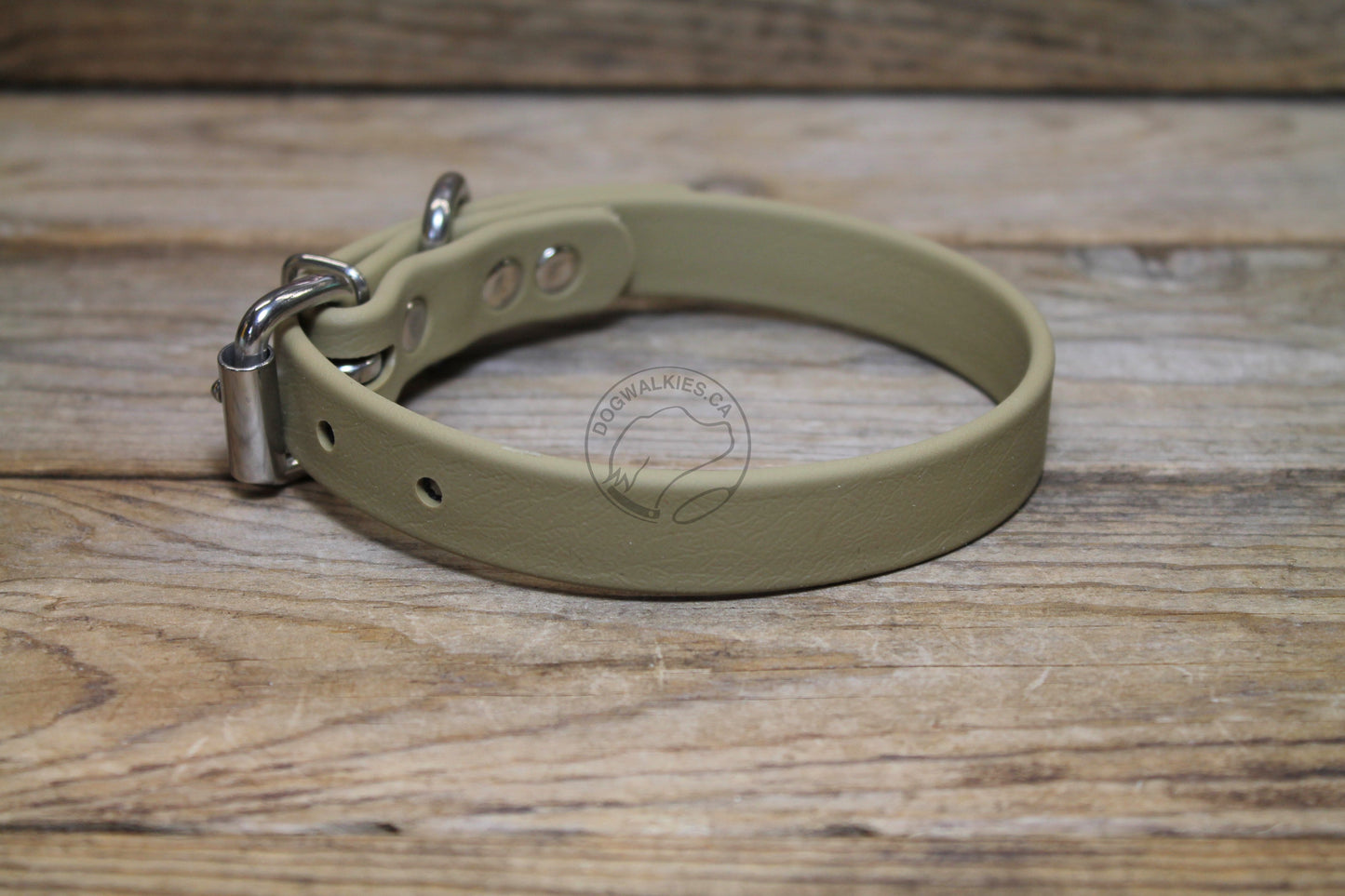 Sahara Tan (limited) Biothane Dog Collar - 3/4" (20mm) wide