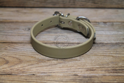 Sahara Tan (limited) Biothane Dog Collar - 3/4" (20mm) wide
