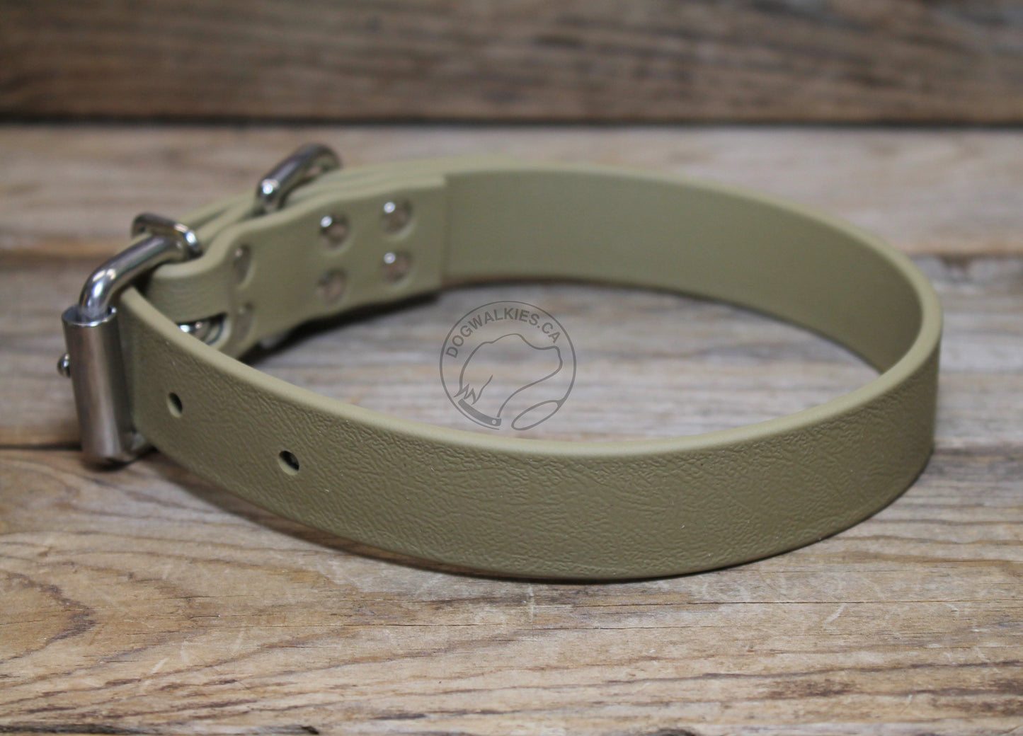 Sahara Tan (limited) Biothane Dog Collar - 1 inch (25mm) wide