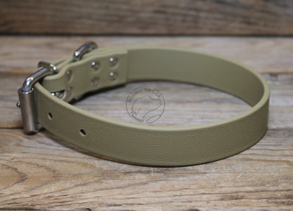 Sahara Tan (limited) Biothane Dog Collar - 1 inch (25mm) wide