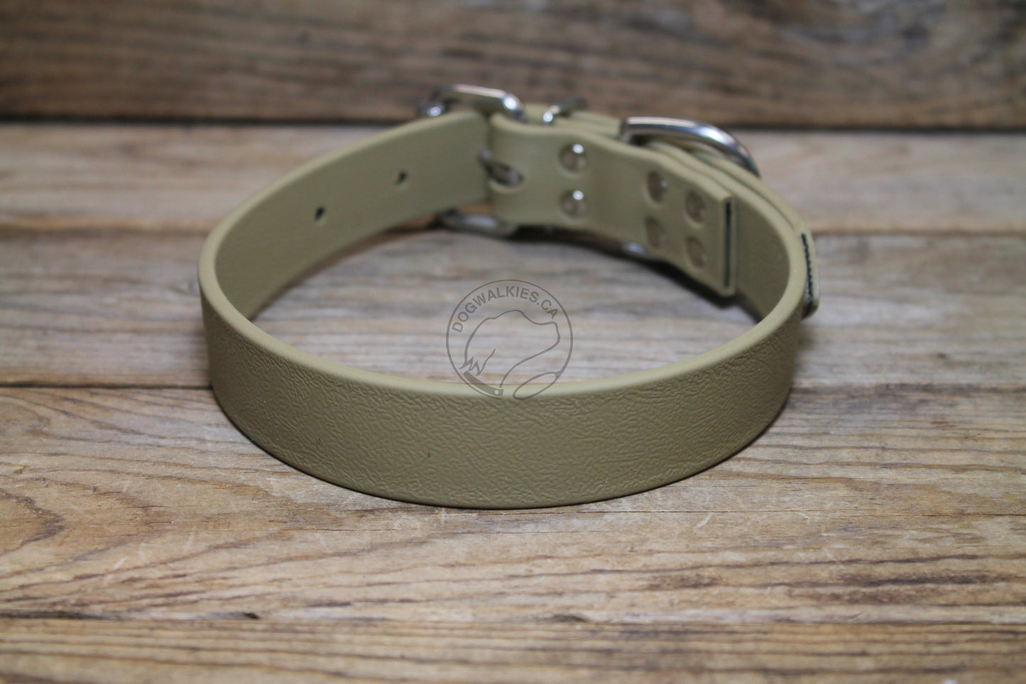 Sahara Tan (limited) Biothane Dog Collar - 1 inch (25mm) wide