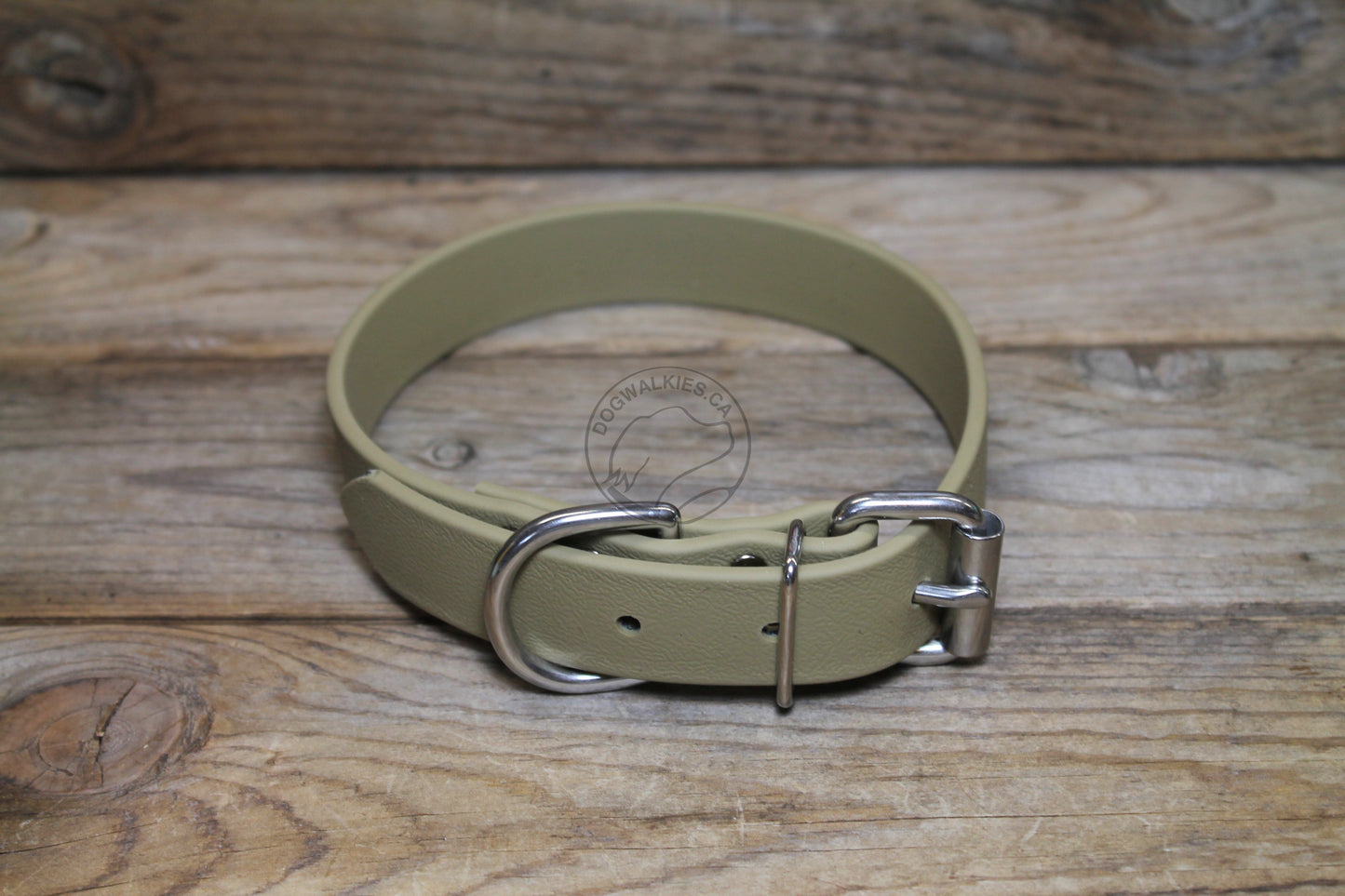 Sahara Tan (limited) Biothane Dog Collar - 1 inch (25mm) wide