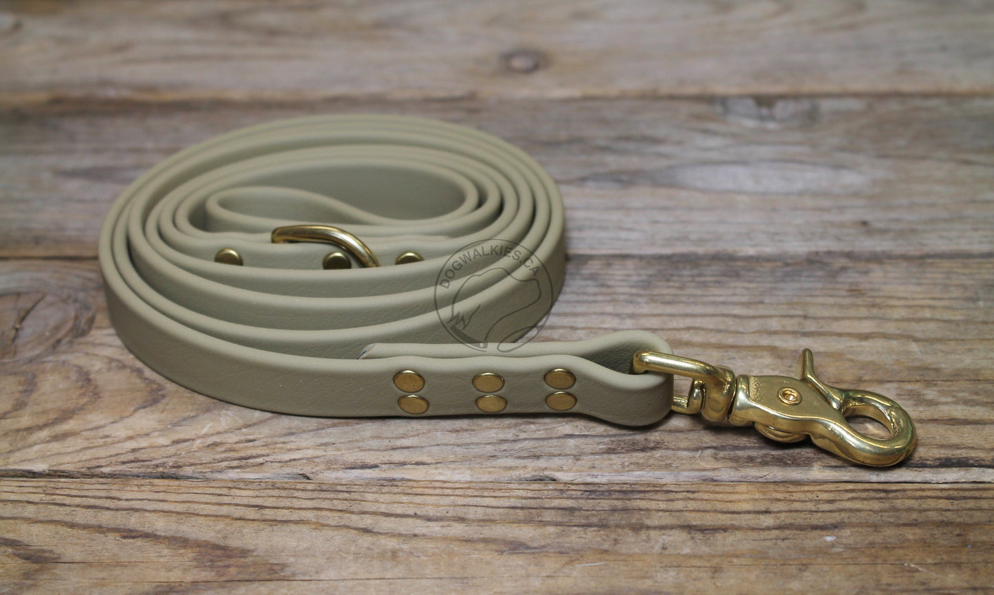 Sahara Tan (limited) Biothane Large Dog Leash