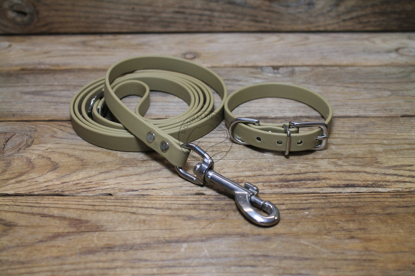 Sahara Tan (limited) Biothane Small Dog Collar - 1/2" (12mm) wide