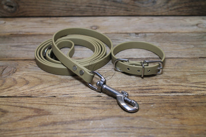 Sahara Tan (limited) Biothane Small Dog Collar - 1/2" (12mm) wide