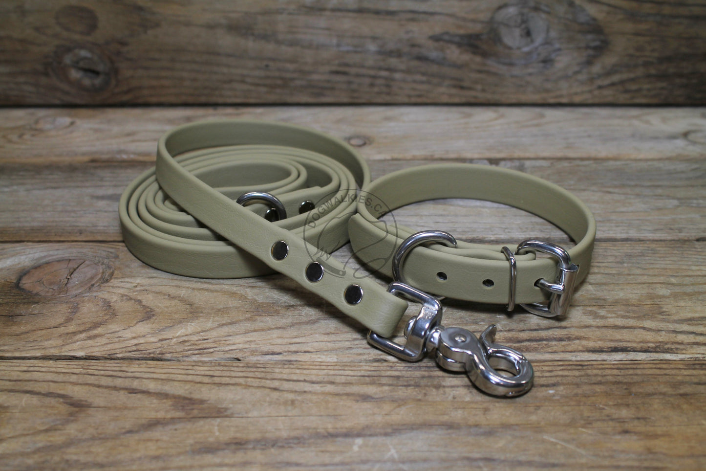 Sahara Tan (limited) Biothane Dog Collar - 3/4" (20mm) wide