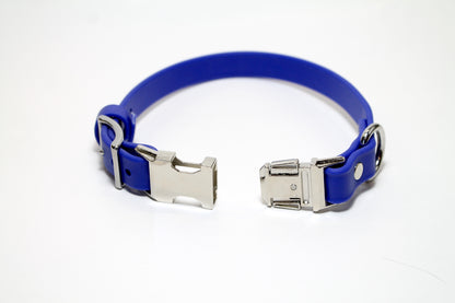 Side Release - 3/4" (20mm) Dog Collar in Biothane - 40 colour choices - quick pinch release