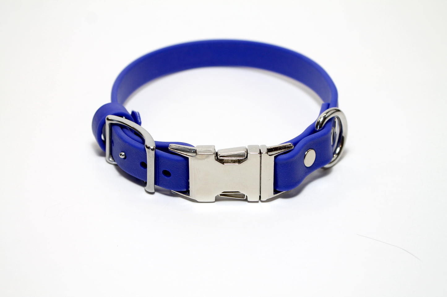 Side Release - 3/4" (20mm) Dog Collar in Biothane - 40 colour choices - quick pinch release