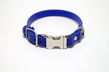 Side Release - 3/4" (20mm) Dog Collar in Biothane - 40 colour choices - quick pinch release