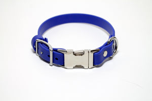 NEW width- 3/4" (20mm) Side Release Dog Collar in Biothane - 35 colour choices