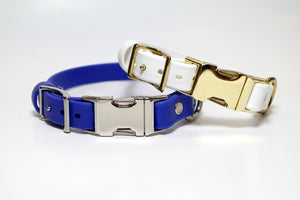 NEW width- 3/4" (20mm) Side Release Dog Collar in Biothane - 35 colour choices