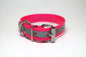 Reflective Genuine Biothane Dog Collar - 1 inch (25mm) wide - all colours