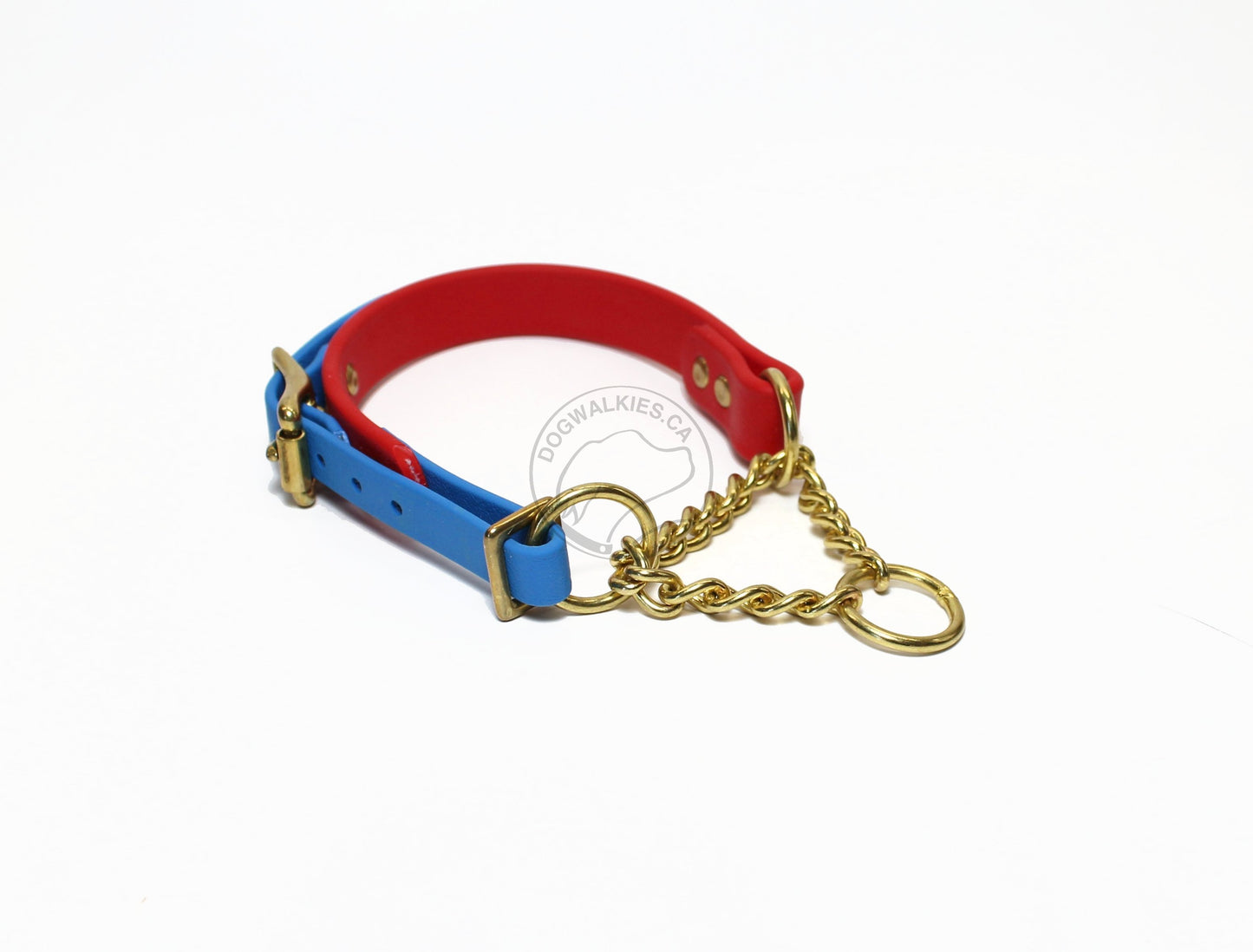 Biothane Chain Martingale Dog Collar - 3/4" (20mm) wide - All Colours