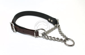 Biothane Chain Martingale Dog Collar - 3/4" (20mm) wide - All Colours