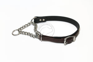 Biothane Chain Martingale Dog Collar - 3/4" (20mm) wide - All Colours