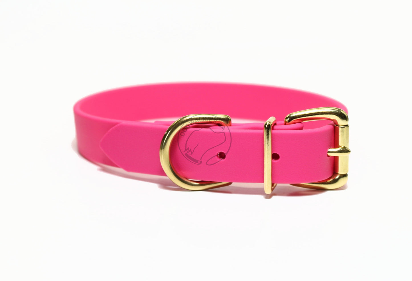 Fuchsia Pink Biothane Dog Collar - 1 inch (25mm) wide