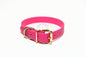 Fuchsia Pink Biothane Dog Collar - 1 inch (25mm) wide