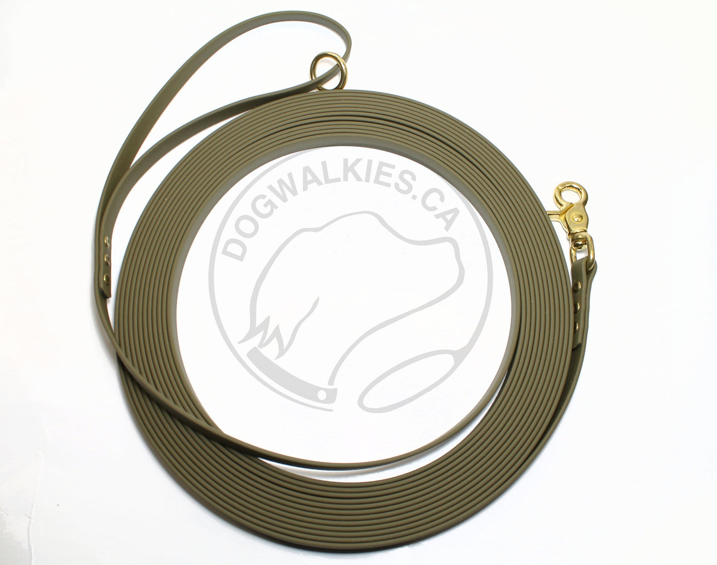 Olive Green Waterproof Tracking Recall Long Line