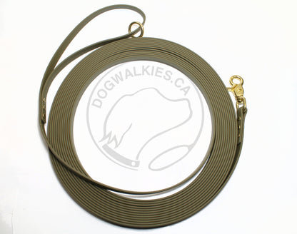 Olive Green Waterproof Tracking Recall Long Line