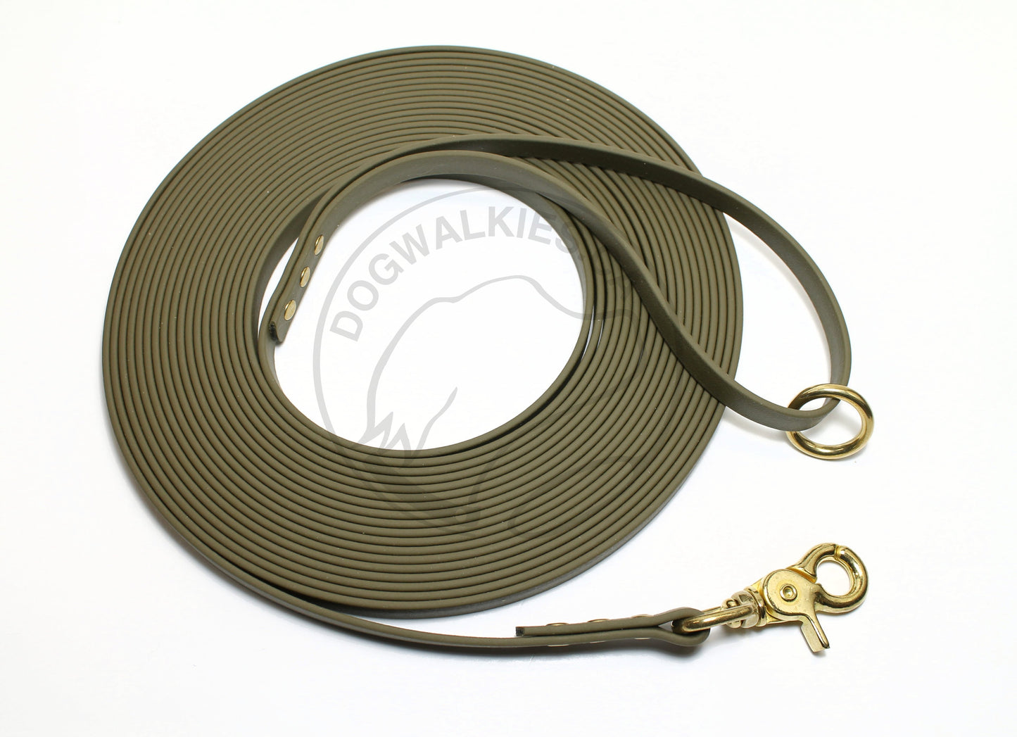 Regular Width, 1/2" (12mm) wide, Biothane Waterproof Tracking Recall Long Line - all colours