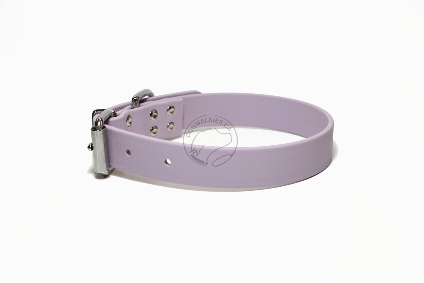 Lavender Purple Biothane Dog Collar - 1 inch (25mm) wide