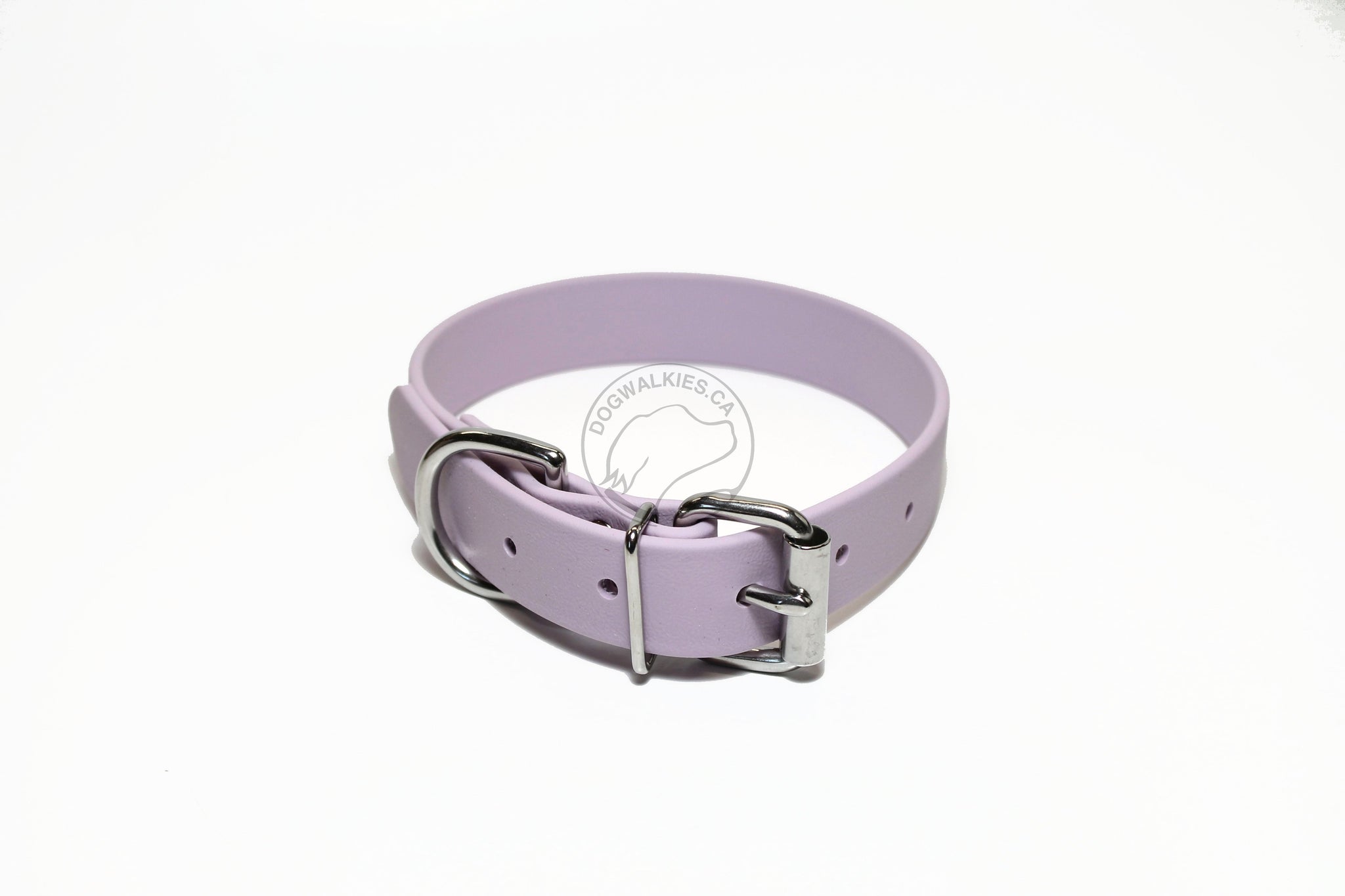 Lavender Purple Biothane Dog Collar - 1 inch (25mm) wide