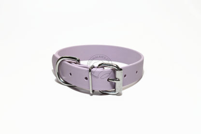 Lavender Purple Biothane Dog Collar - 1 inch (25mm) wide
