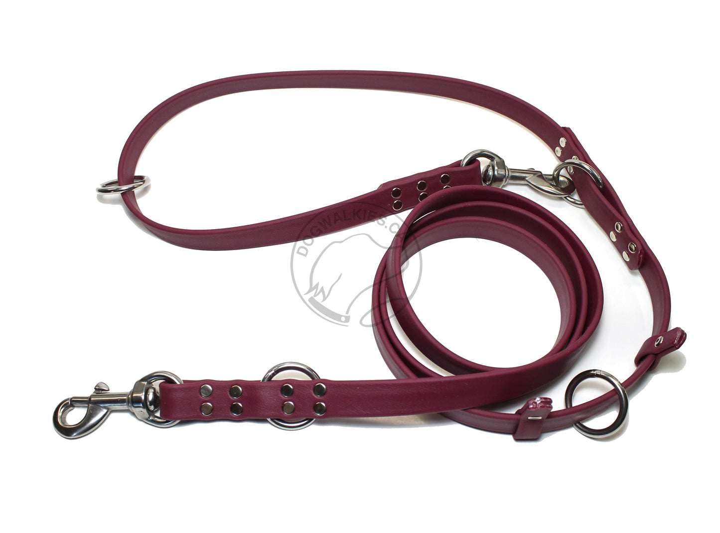 WIDER Heavy Convertible Waterproof Leash in Genuine Biothane - 20mm (3/4") width
