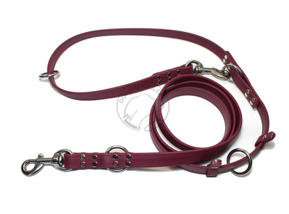 WIDER Heavy Convertible Waterproof Leash in Genuine Biothane - 20mm (3/4") width