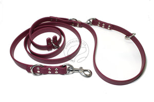 WIDER Heavy Convertible Waterproof Leash in Genuine Biothane - 20mm (3/4") width