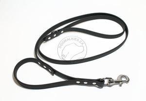 Two Handle Biothane 5/8" (16mm) wide Dog Leash - Leash with Traffic Handle