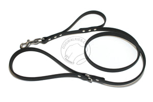 Two Handle Biothane 5/8" (16mm) wide Dog Leash - Leash with Traffic Handle