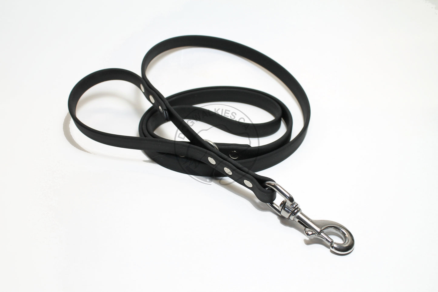 Two Handle Biothane, 5/8" (16mm) wide, Dog Leash - Leash with Traffic Handle