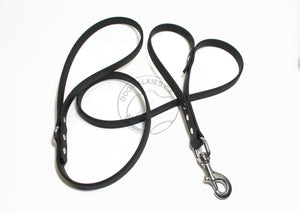 Two Handle Biothane 5/8" (16mm) wide Dog Leash - Leash with Traffic Handle