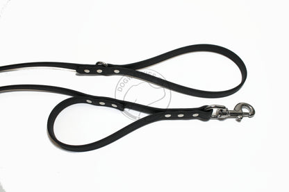 Two Handle Biothane, 5/8" (16mm) wide, Dog Leash - Leash with Traffic Handle