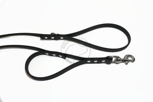 Two Handle Biothane 5/8" (16mm) wide Dog Leash - Leash with Traffic Handle