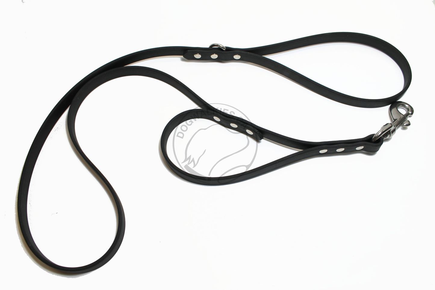 Two Handle Biothane, 5/8" (16mm) wide, Dog Leash - Leash with Traffic Handle