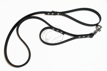 Two Handle Biothane, 5/8" (16mm) wide, Dog Leash - Leash with Traffic Handle