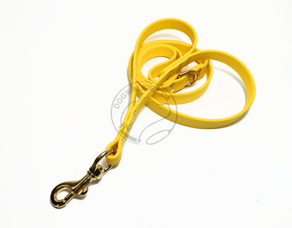 Two Handle Biothane Large 3/4"(20mm) wide Dog Leash - Leash with Traffic Handle - 37 Colours