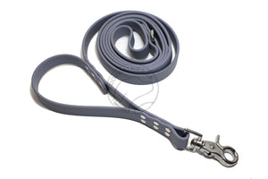 Two Handle Biothane Large 3/4"(20mm) wide Dog Leash - Leash with Traffic Handle - 35 Colours