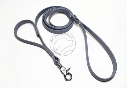Two Handle Biothane Large 3/4"(20mm) wide Dog Leash - Leash with Traffic Handle - 37 Colours