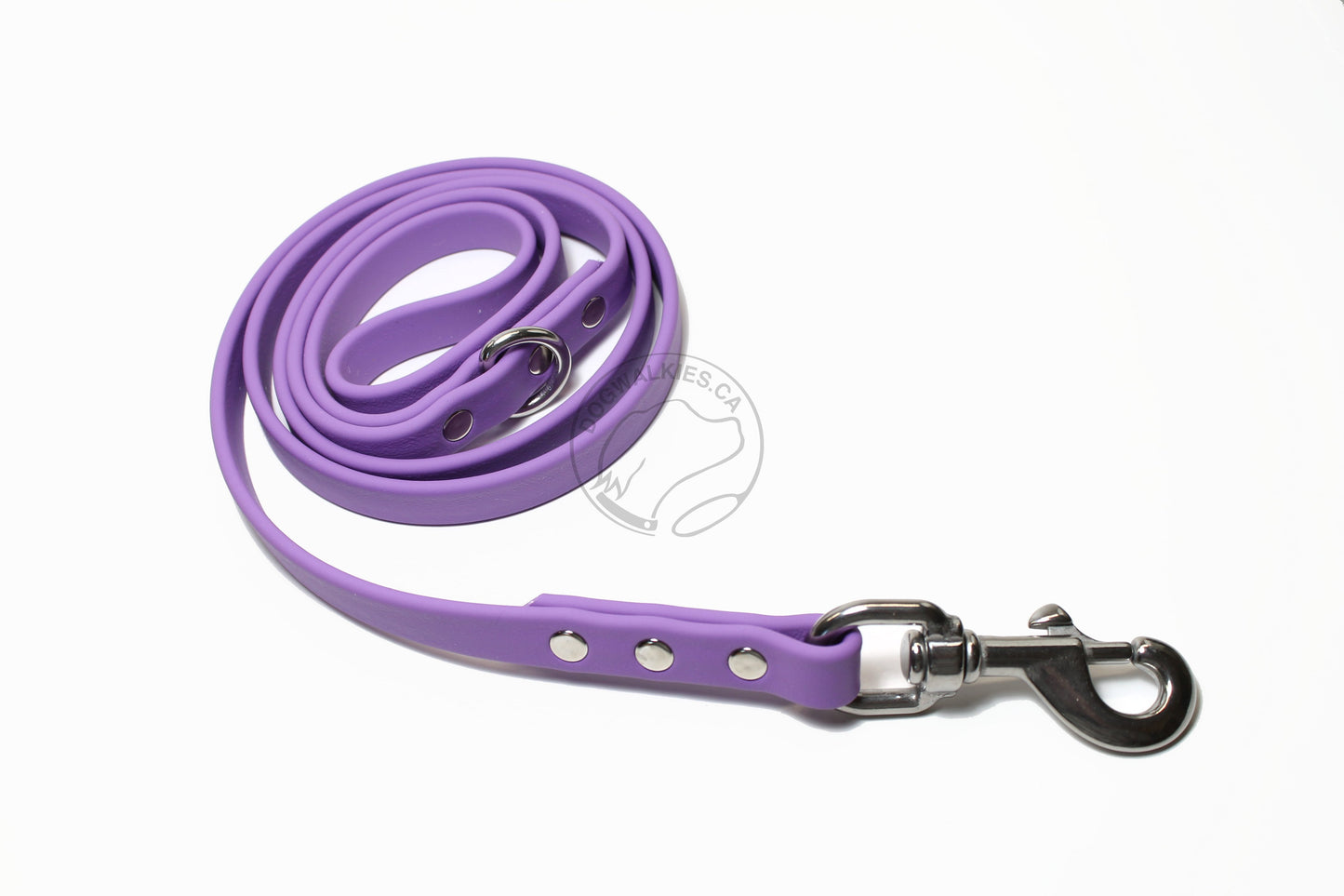 Amethyst Purple Biothane Dog Leash - Regular 16mm (5/8") width